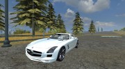 Mercedes-Benz SLS AMG v 2.0 para Farming Simulator 2013 miniatura 1