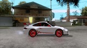 Porsche 911 GT3 RS для GTA San Andreas миниатюра 5