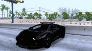 Lamborghini Aventador LP700-4 Police para GTA San Andreas miniatura 1