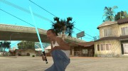 Lightsabre v2 Cyan для GTA San Andreas миниатюра 4