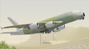 Airbus A380-800 F-WWDD Not Painted para GTA San Andreas miniatura 5