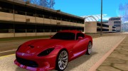 SRT Viper GTS V 2012 для GTA San Andreas миниатюра 1