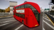 Wrightbus New Routemaster Metroline para GTA 4 miniatura 5