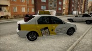Renault Logan Яндекс Такси para GTA San Andreas miniatura 3