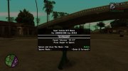 RZL-Trainer v4.0.0 (Cheat Menu) - Удобное чит-меню как в GTA 5 for GTA San Andreas miniature 3