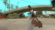 Бита с белой повязкой для GTA San Andreas миниатюра 4