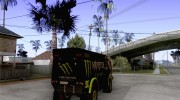КамАЗ 4911 Мастер Monster Energy для GTA San Andreas миниатюра 4