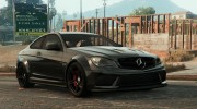 Mercedes-Benz C63 AMG Unmarked for GTA 5 miniature 1