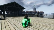 Мотоцикл из Трон (зеленый неон) для GTA 4 миниатюра 4