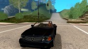 Mercedes-Benz 500SL для GTA San Andreas миниатюра 1