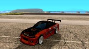 Nissan Silvia S15 Red Msport для GTA San Andreas миниатюра 1
