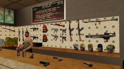 3D модели оружия в ammu-nation для GTA San Andreas миниатюра 3