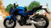 Honda CB650F Azul para GTA San Andreas miniatura 18