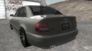 Audi S4 CV4 2000 для GTA San Andreas миниатюра 2