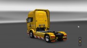 Skin Scania Streamline Rosneft para Euro Truck Simulator 2 miniatura 4