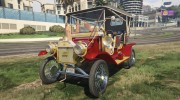 Ford T 1910 Passenger Open Touring Car для GTA 5 миниатюра 1