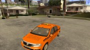 Dacia Logan Taxi Buceg para GTA San Andreas miniatura 1
