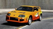 1995 Toyota Supra The Fast And The Furious для GTA San Andreas миниатюра 3