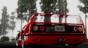 1989 Ferrari F40 (US-Spec) para GTA San Andreas miniatura 2