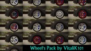 Wheels Pack by VitaliK101 para GTA San Andreas miniatura 1