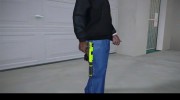 Silencer Pistol chrome green для GTA San Andreas миниатюра 4