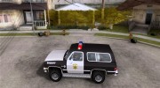 Chevrolet Blazer Sheriff Edition para GTA San Andreas miniatura 2