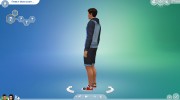 Толстовки Adidas para Sims 4 miniatura 11