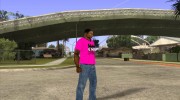 CJ в футболке (CSR) для GTA San Andreas миниатюра 3
