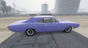 1970 Dodge Charger RT 1.0 para GTA 5 miniatura 7