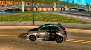 Audi S3 Monster Energy для GTA San Andreas миниатюра 2
