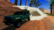 Toyota Land Cruiser Army для GTA San Andreas миниатюра 12