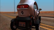 2011 Renault Twizy for GTA San Andreas miniature 3