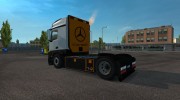 Mercedes Actros MP4 LaG Logistic Skin para Euro Truck Simulator 2 miniatura 3
