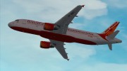 Airbus A320-200 Air India для GTA San Andreas миниатюра 4