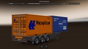 Trailer Pack Container V1.22 для Euro Truck Simulator 2 миниатюра 2