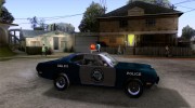 Plymouth Duster 340 Police для GTA San Andreas миниатюра 5