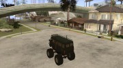 Uaz Monster для GTA San Andreas миниатюра 3