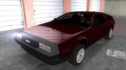 DeLorean DMC для GTA Vice City миниатюра 1