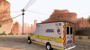 Ford F-350 Ambulance для GTA San Andreas миниатюра 2