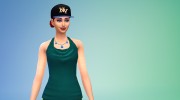 Стильные Кепки para Sims 4 miniatura 1