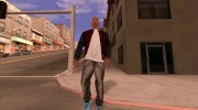 Чёрные джинсы для GTA San Andreas миниатюра 1