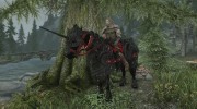 Black Armored Unicorn для TES V: Skyrim миниатюра 1