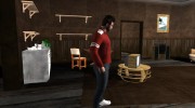 Skin GTA V Online HD в красной куртке for GTA San Andreas miniature 5