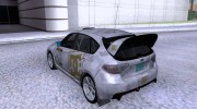 Subaru Impreza WRX STi с новыми винилами для GTA San Andreas миниатюра 3
