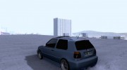 VW Golf Mk3 Tuned для GTA San Andreas миниатюра 2