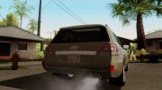 Toyota Land Cruiser 200 для GTA San Andreas миниатюра 3