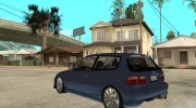 Honda Civic IV GTI para GTA San Andreas miniatura 3