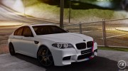 BMW M5 F10 M Performance for GTA San Andreas miniature 1
