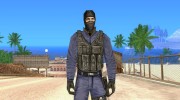 GIGN из Counter-Strike на замену fam1 для GTA San Andreas миниатюра 1