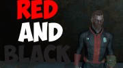 Black and Red Vaultsuit для Fallout 4 миниатюра 1